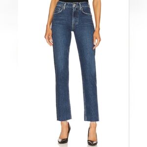 AGOLDE Kye Mid Rise Straight Crop Jeans